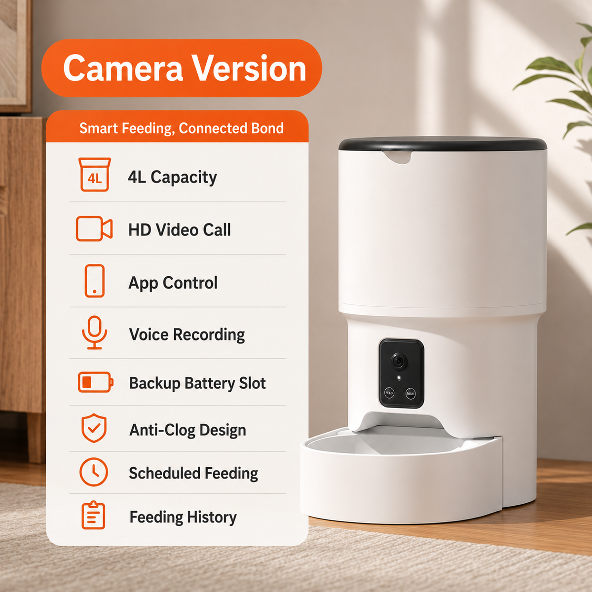 Smart WiFi Pet Feeder