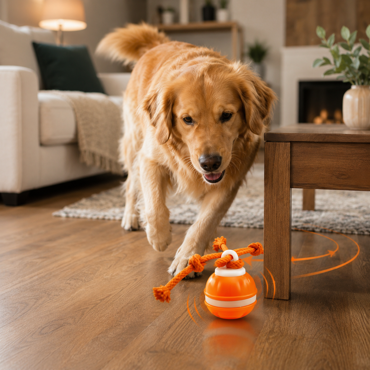 Smart Rolling Tug Toy